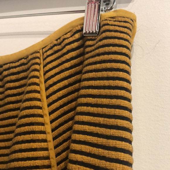 Tibi Yellow Cord A-Line Skirt - Picture 3 of 7